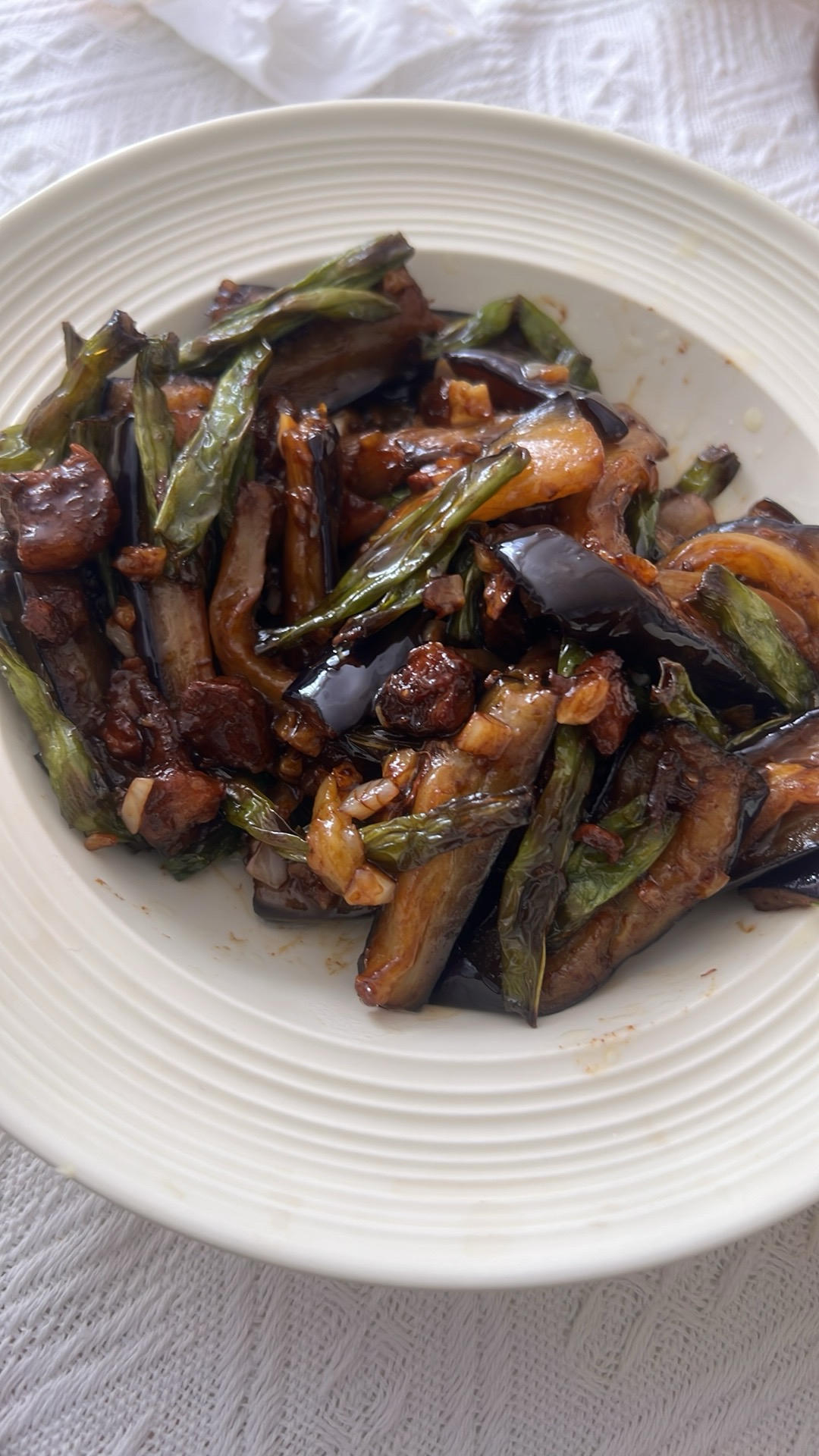 豆角烧茄子｜米饭杀手驾到！这盘素菜比肉还香！🍆