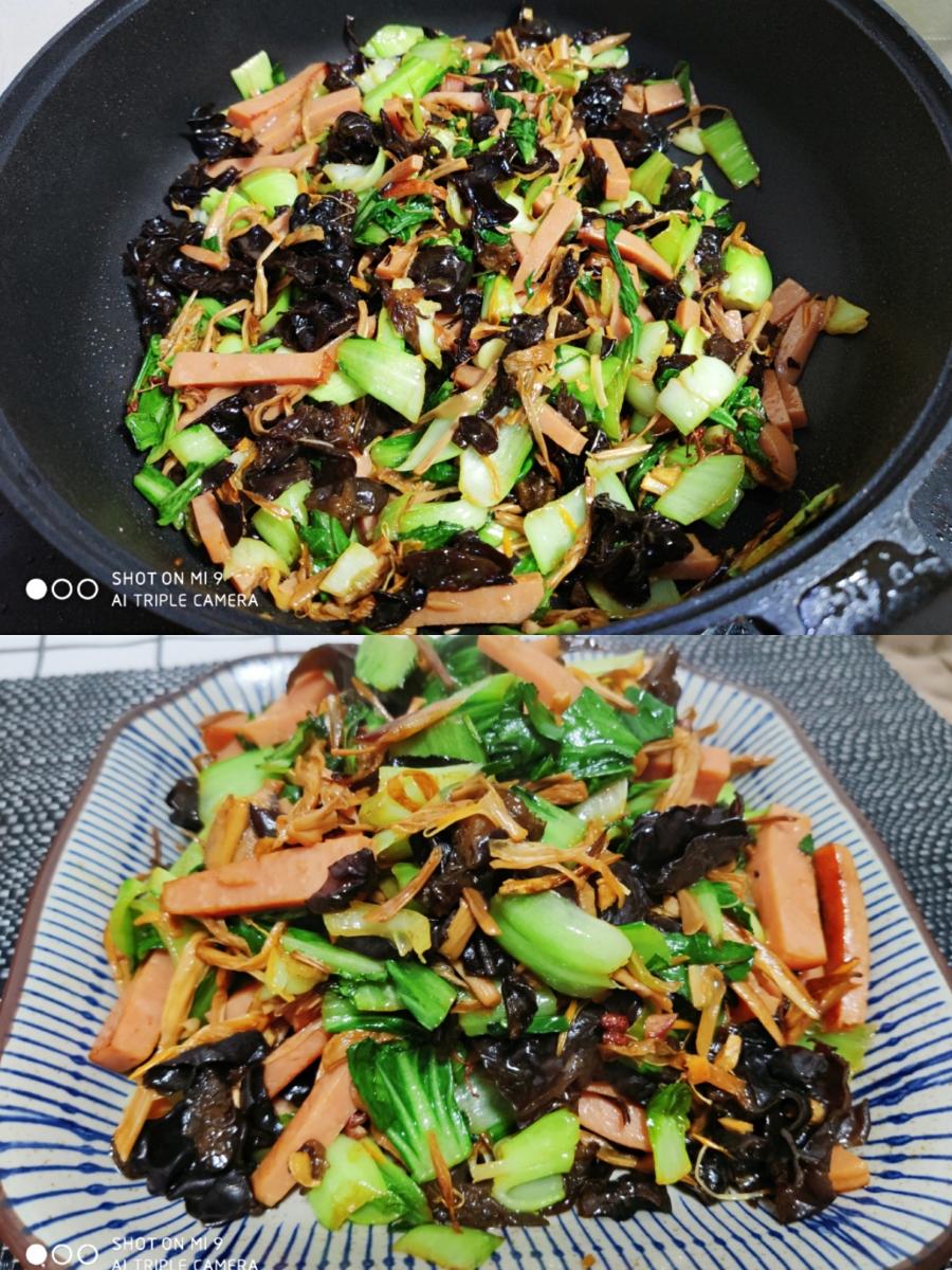 老菜新做木须火腿