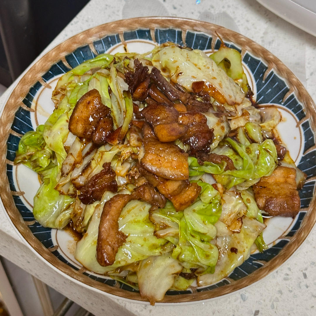 超级有锅气保姆级香喷喷包菜炒肉片~媲美大饭店~新手包成功！