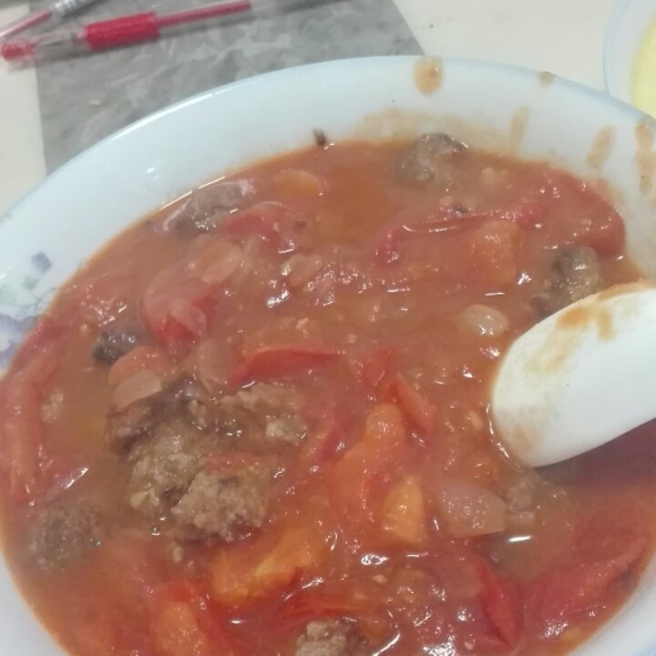 辣汁番茄肉丸