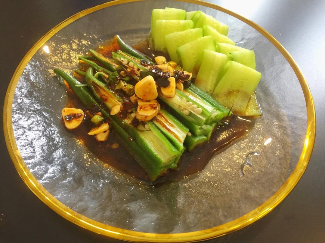 家常菜～蒜香秋葵