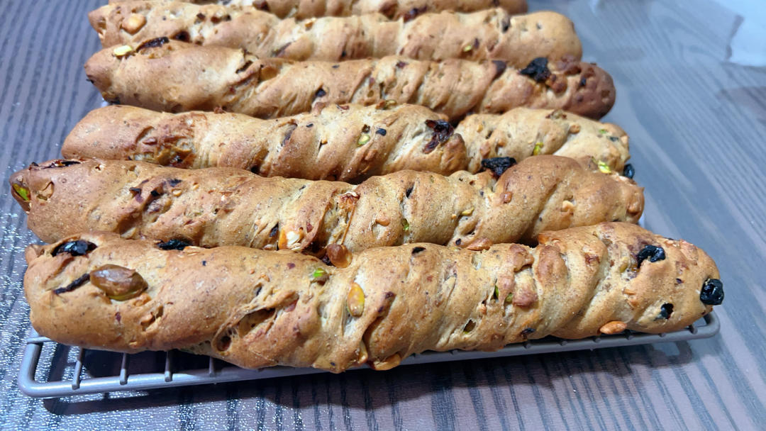 无糖无油的超香全麦坚果棒，0失败~