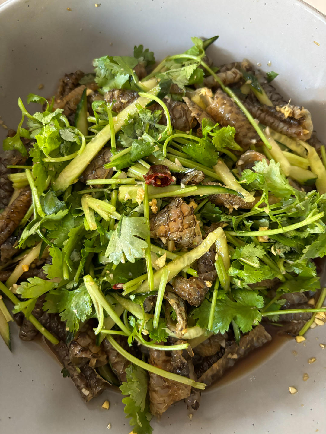 快手美味鱼皮