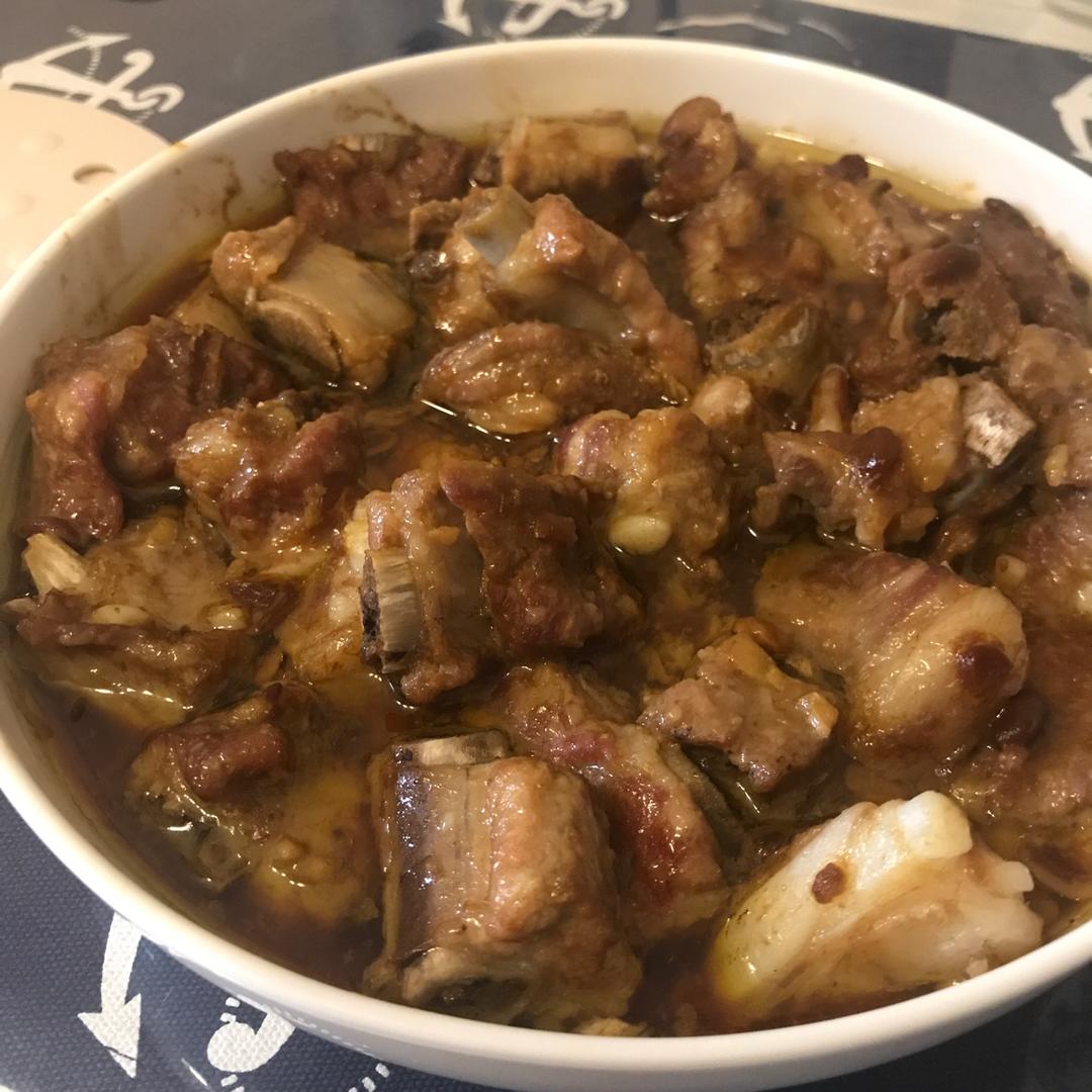 黄豆酱蒸排骨