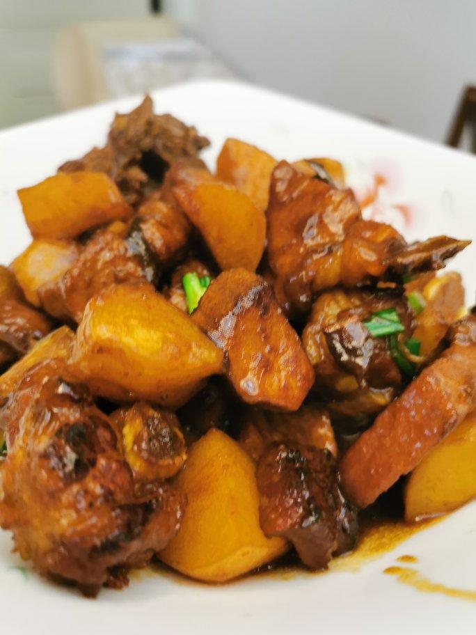 🔥巨好吃的红烧排骨炖土豆❗️懒人版轻松做拿手菜