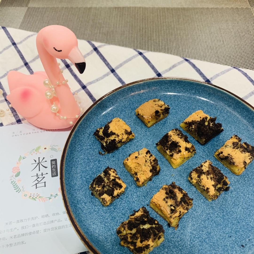 只要5分钟，搅一搅就能成的快手【奥利奥年糕】甜品