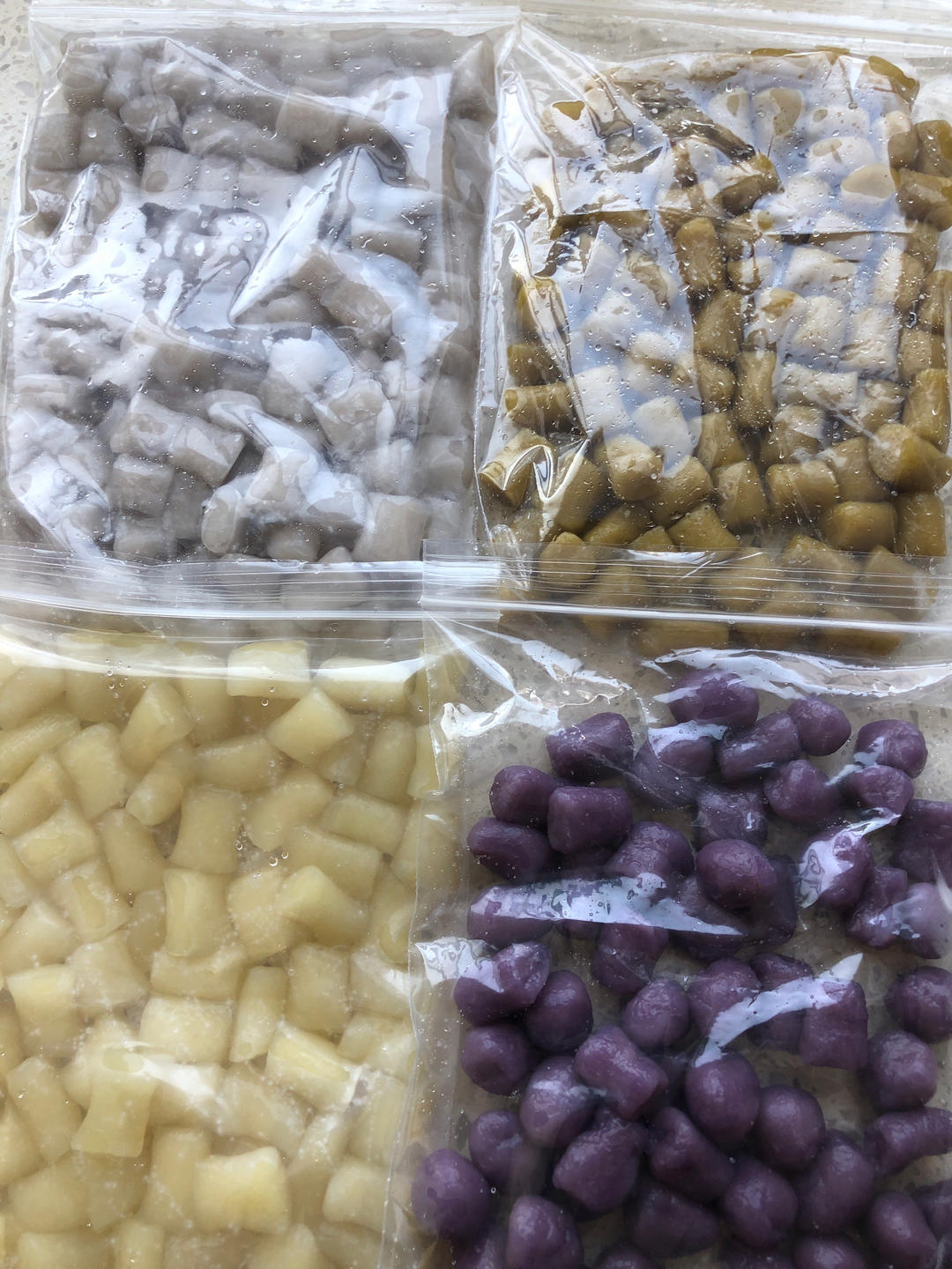 自制三色芋圆1⃣️（附上窍门详细比例）