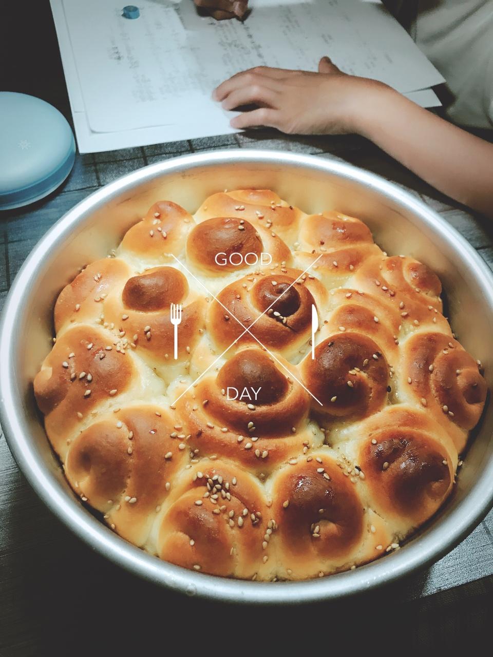 奶油蜂蜜小面包