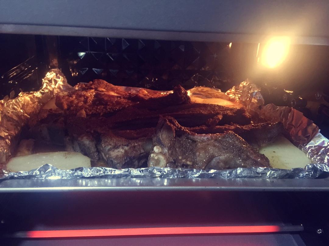 烤箱版的烤羊排