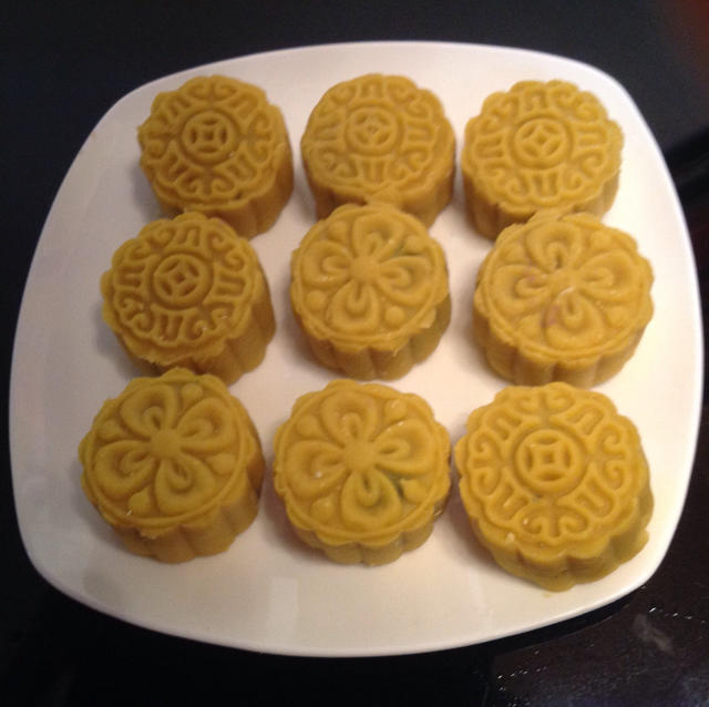 无糖紫薯月饼
