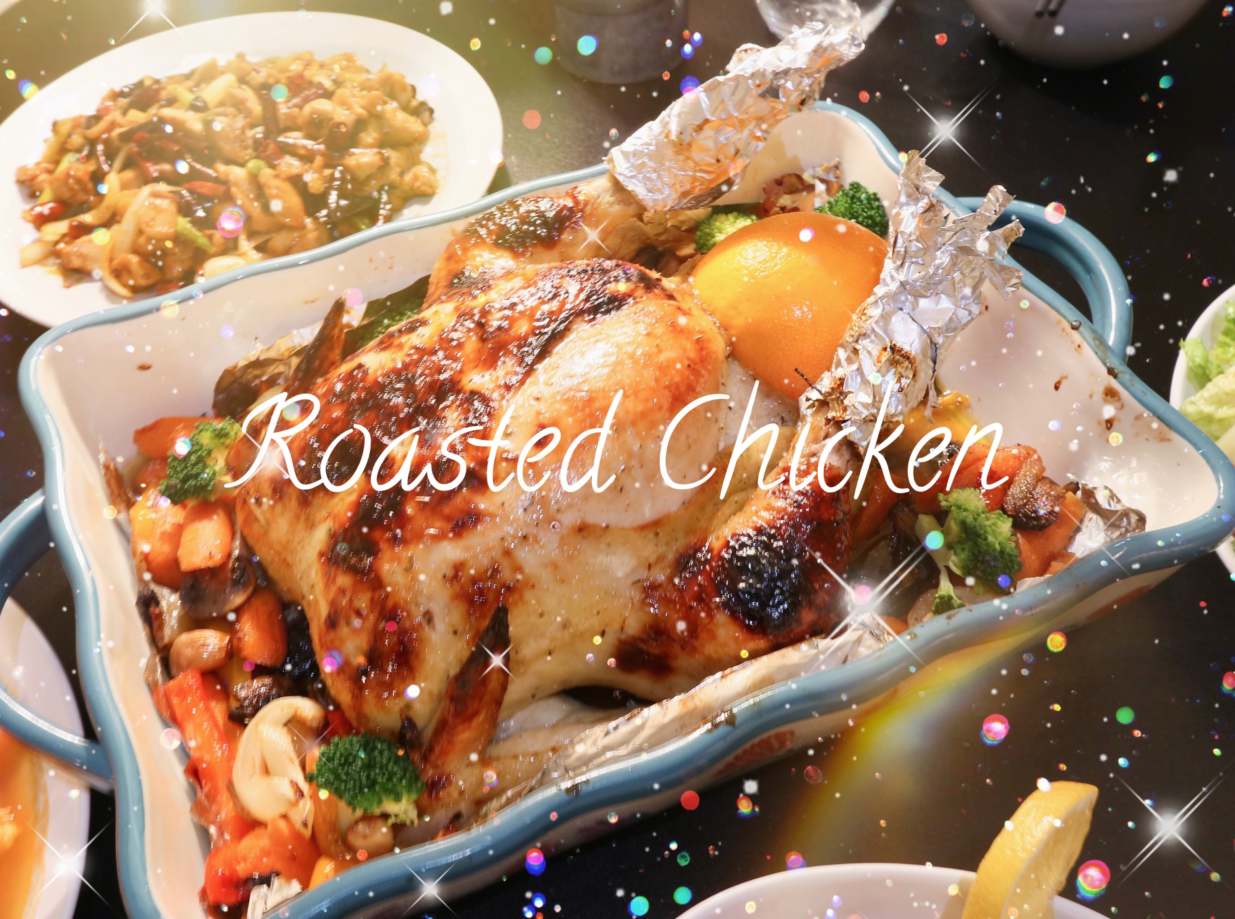 🎄圣诞节必备大餐-撑起餐桌气质的烤鸡 Roasted Chicken的做法