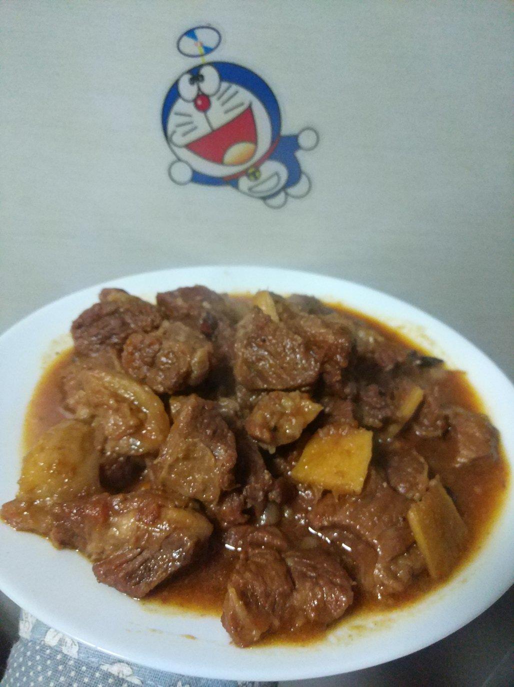 西红柿炖牛肉，酸酸的开胃菜