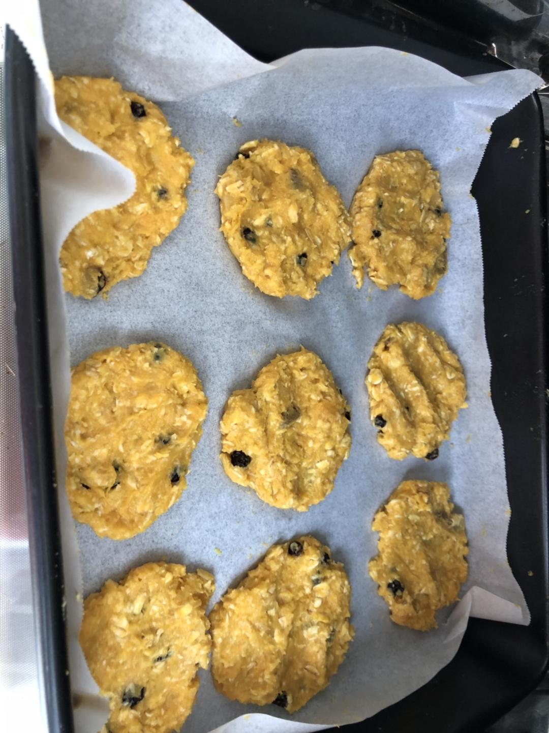 红薯燕麦高纤饼干（无油无加糖）