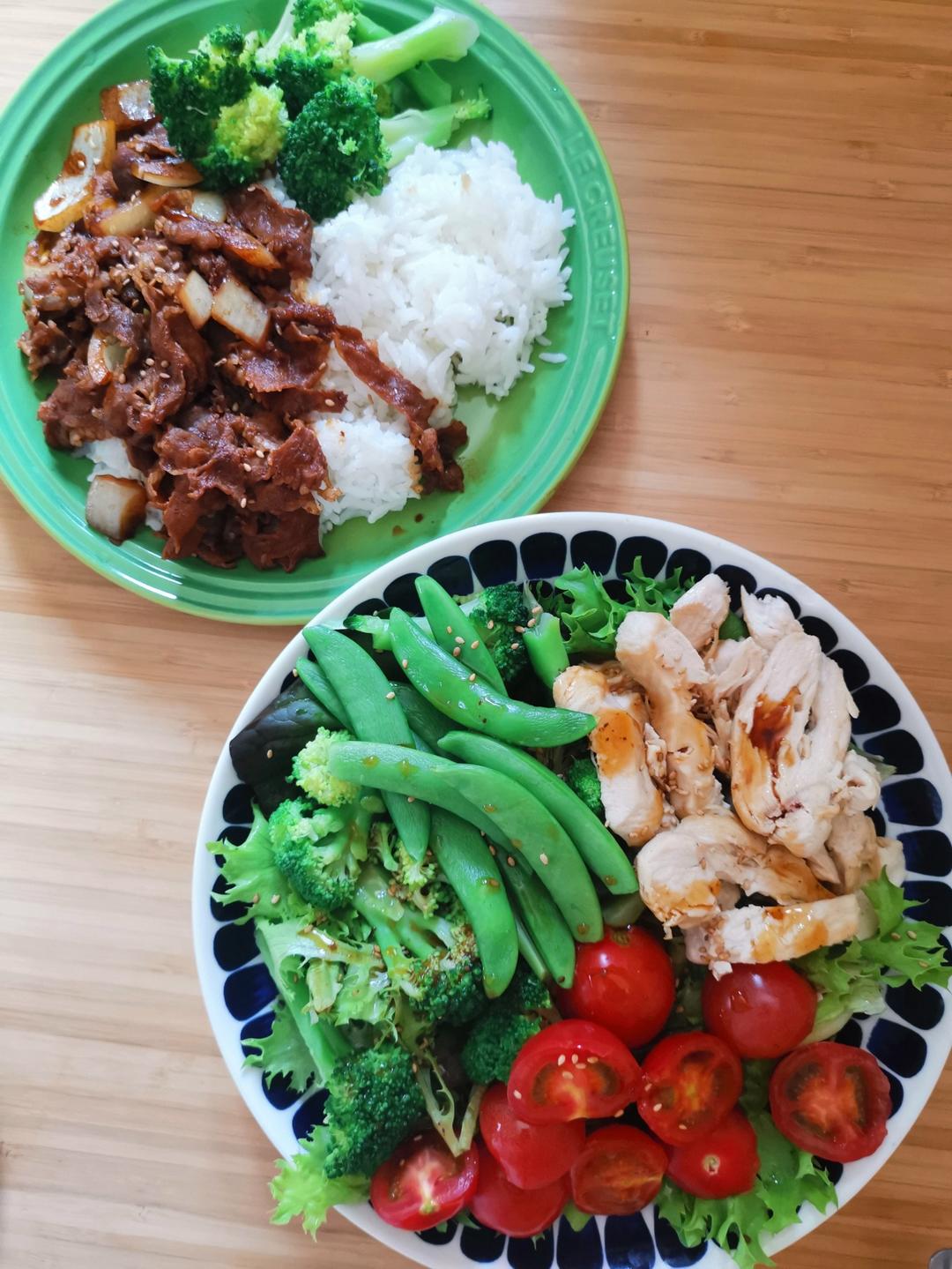 健康低卡—鸡胸肉藜麦蔬菜沙拉🥗