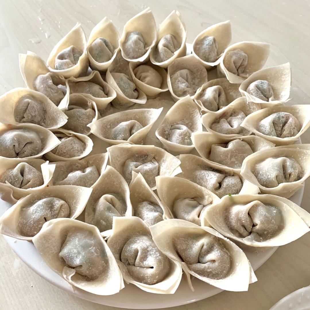 胡萝卜牛肉香菜饺子