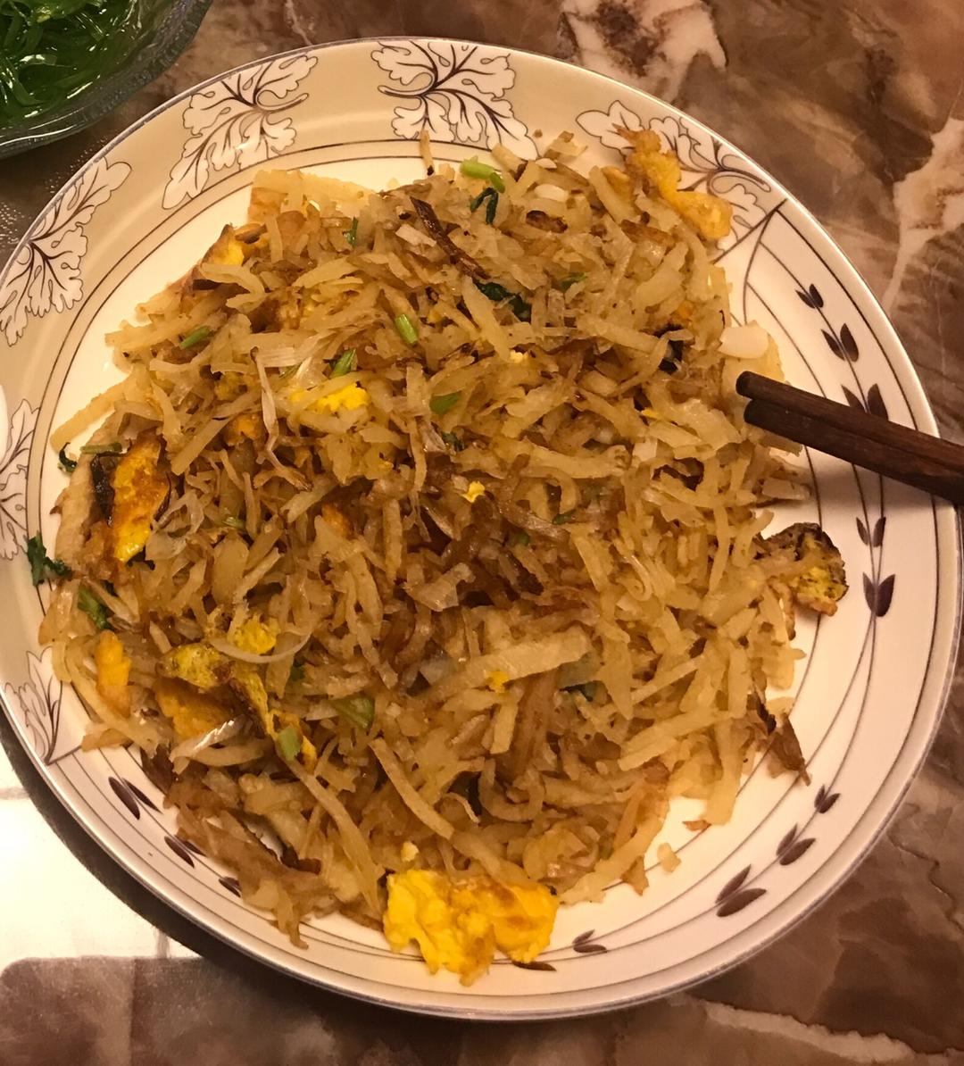 鸡蛋炒饼