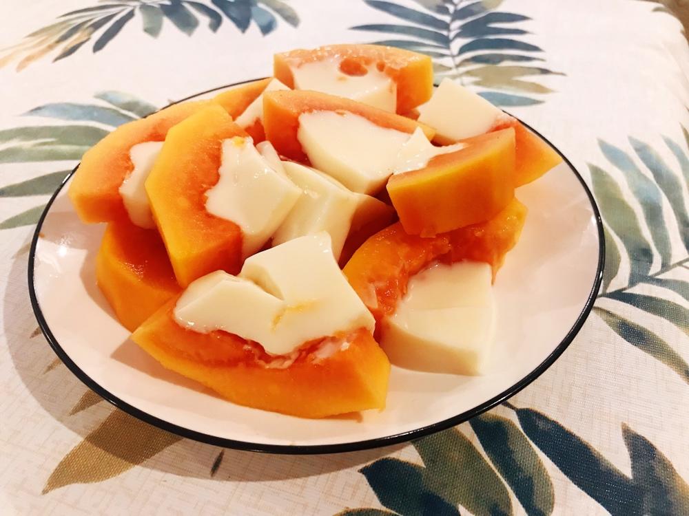 木瓜椰奶冻