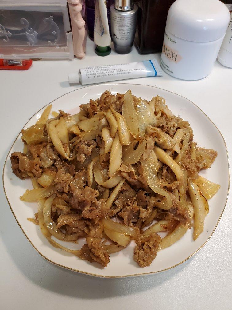 孜然肥牛杏鲍菇