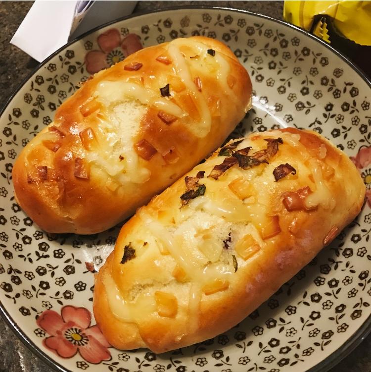 葱香芝士面包