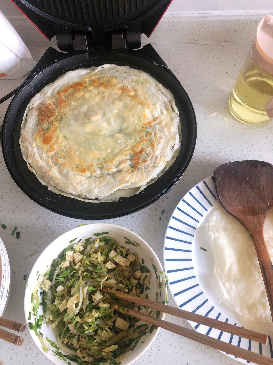 菜煎饼的做法