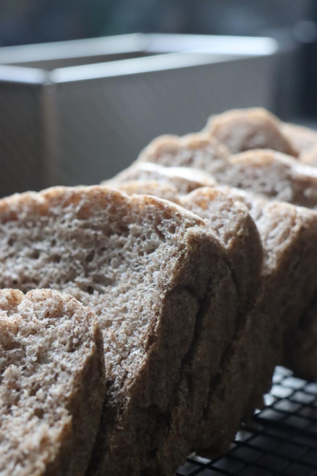 【有奖跟做】70%全麦吐司🍞（烫种➕波兰种）