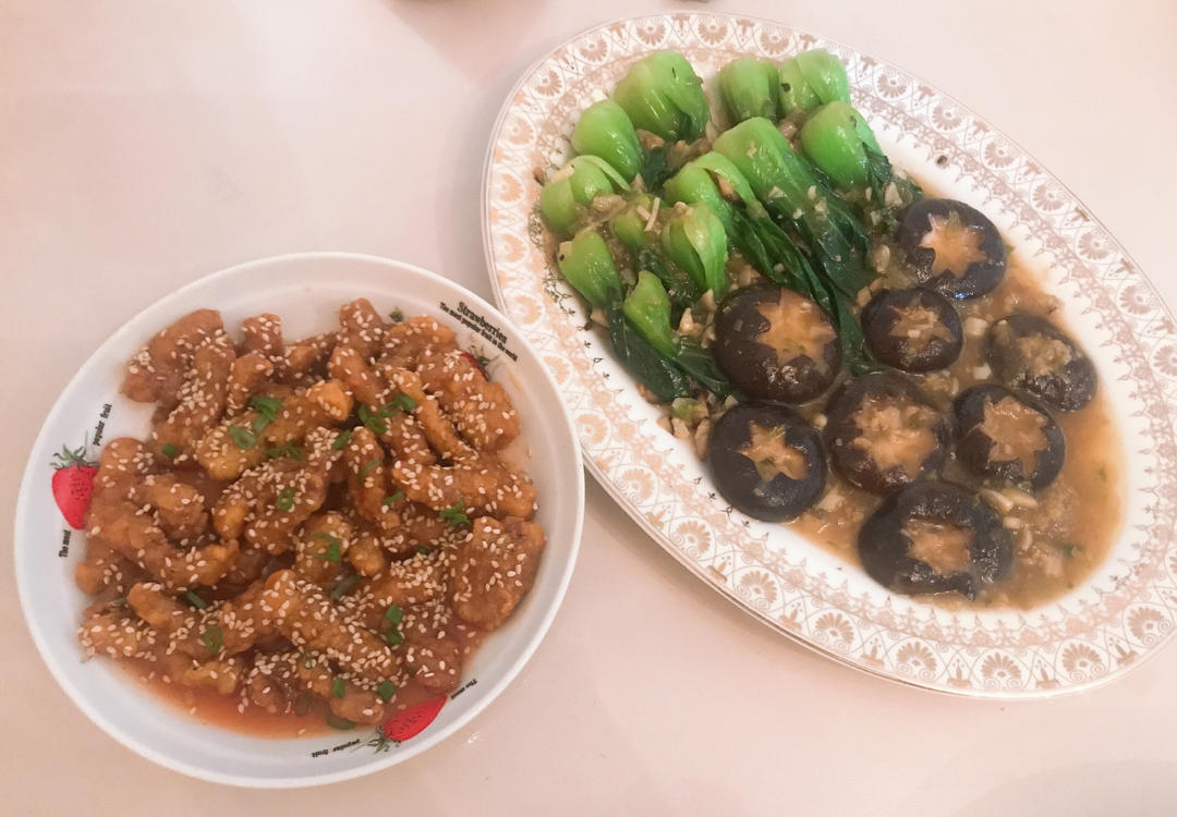 蚝油香菇小油菜