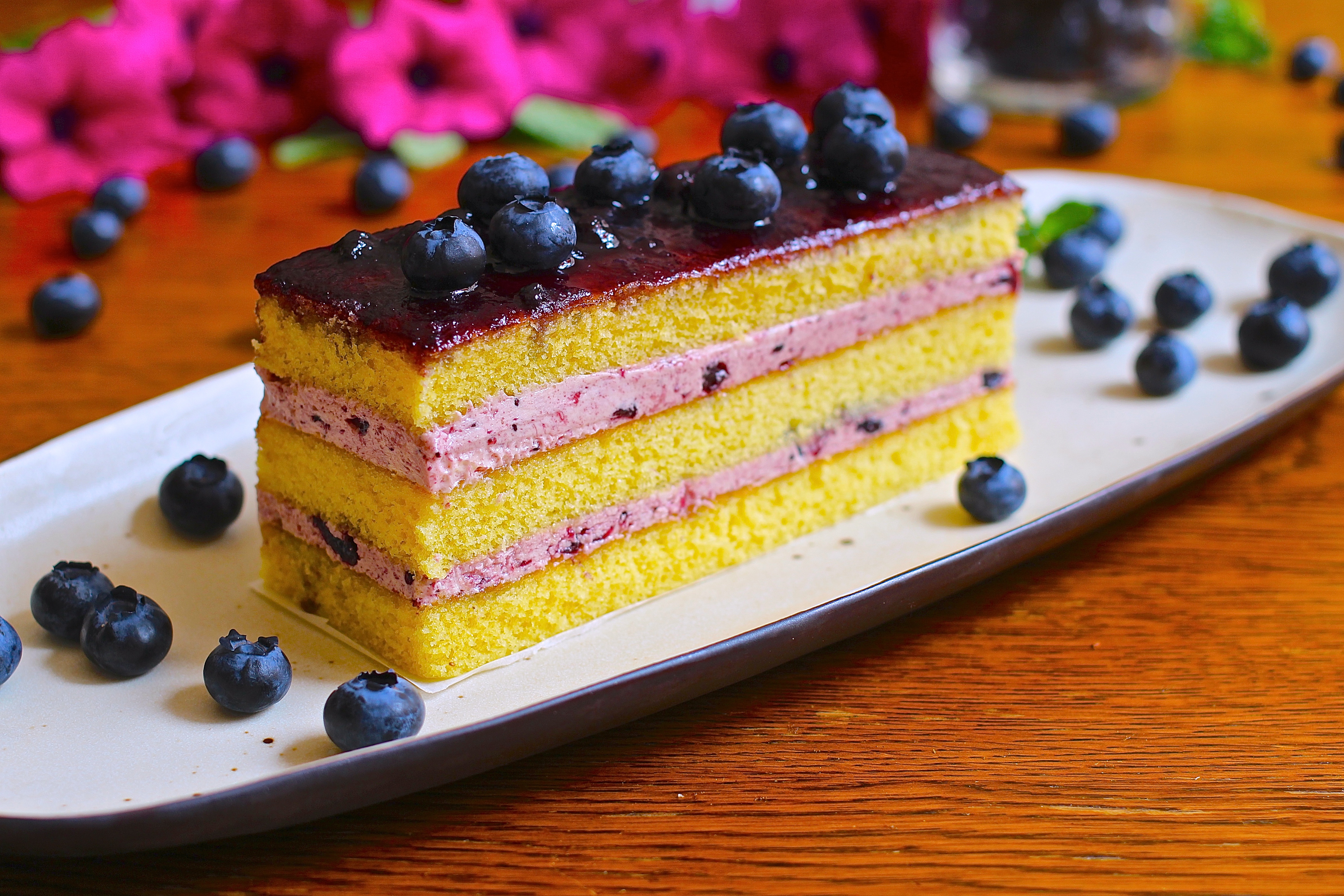 amytu做的蓝莓蛋糕