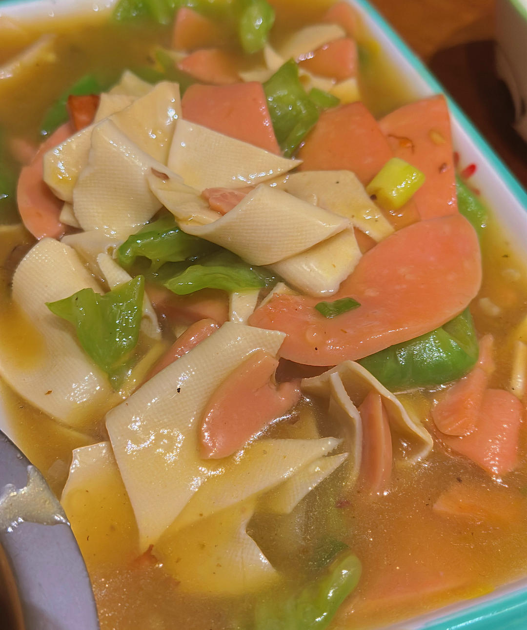 青椒干豆腐（餐馆版）