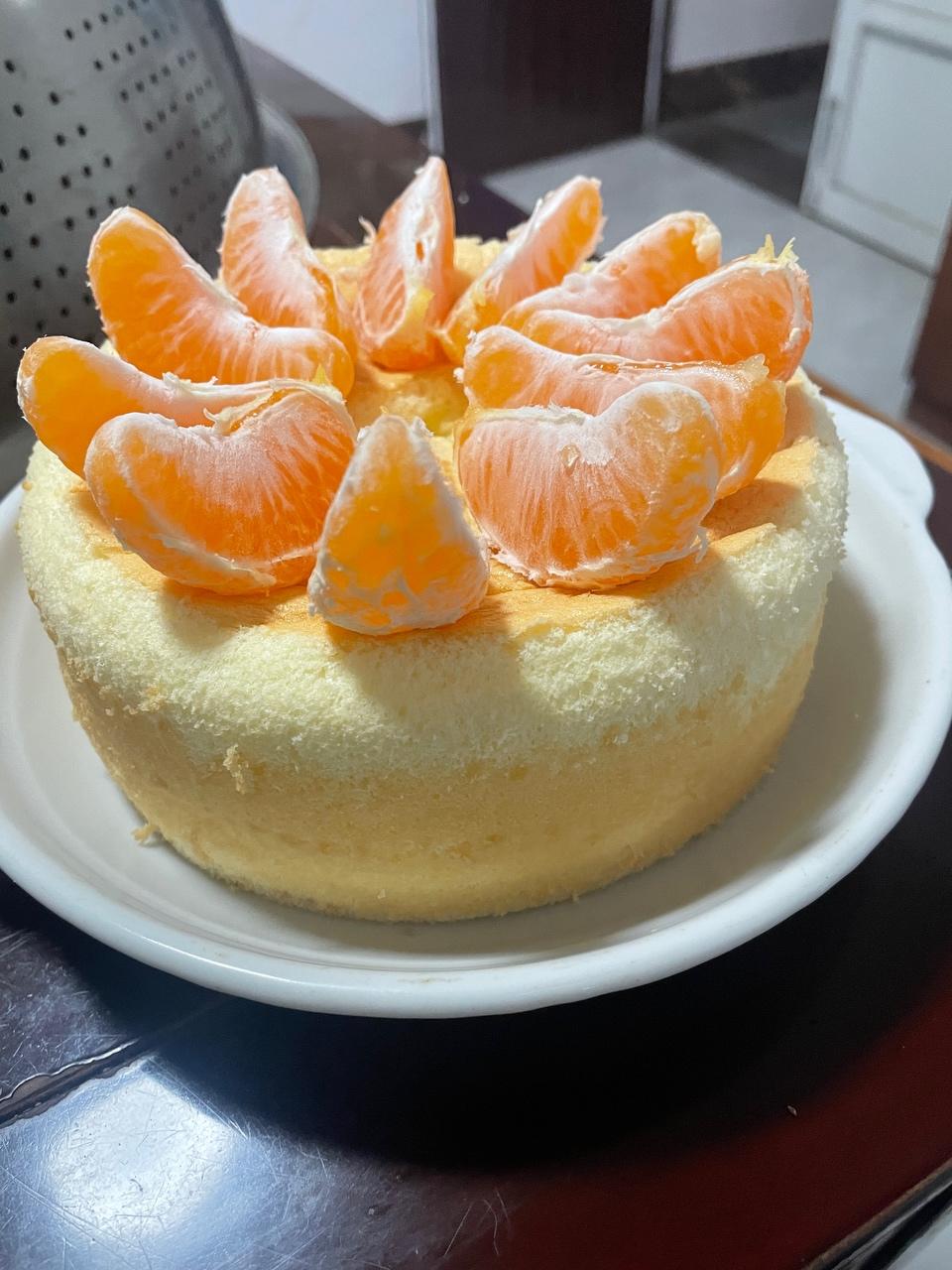 6寸戚风蛋糕的做法