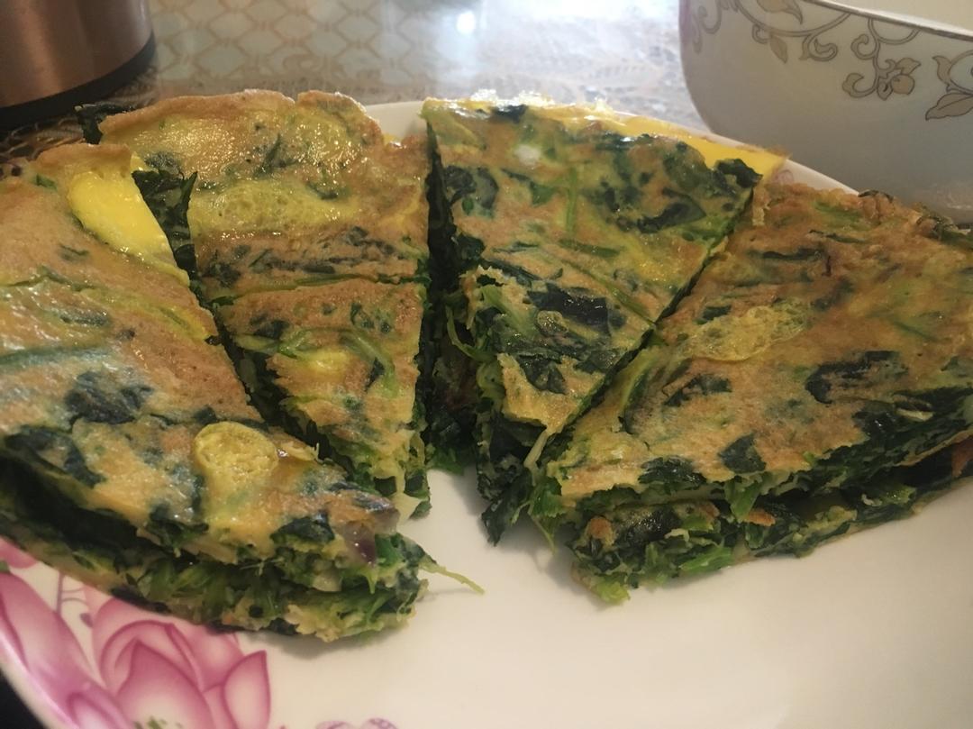 低脂菠菜蛋饼