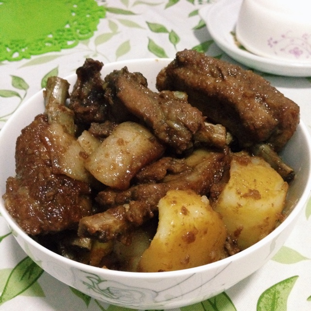 土豆炖排骨