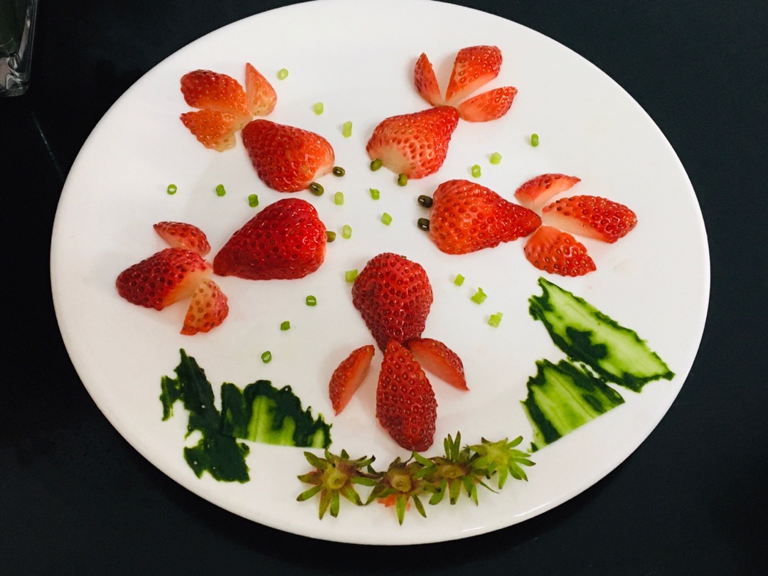 各种草莓拼盘🍓🍓创意水果拼盘持续更新