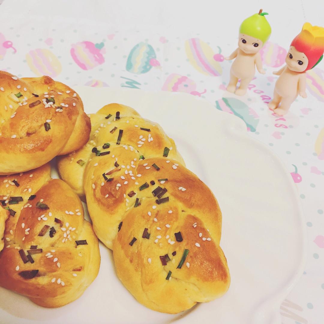 香葱肉松面包（烫种法）