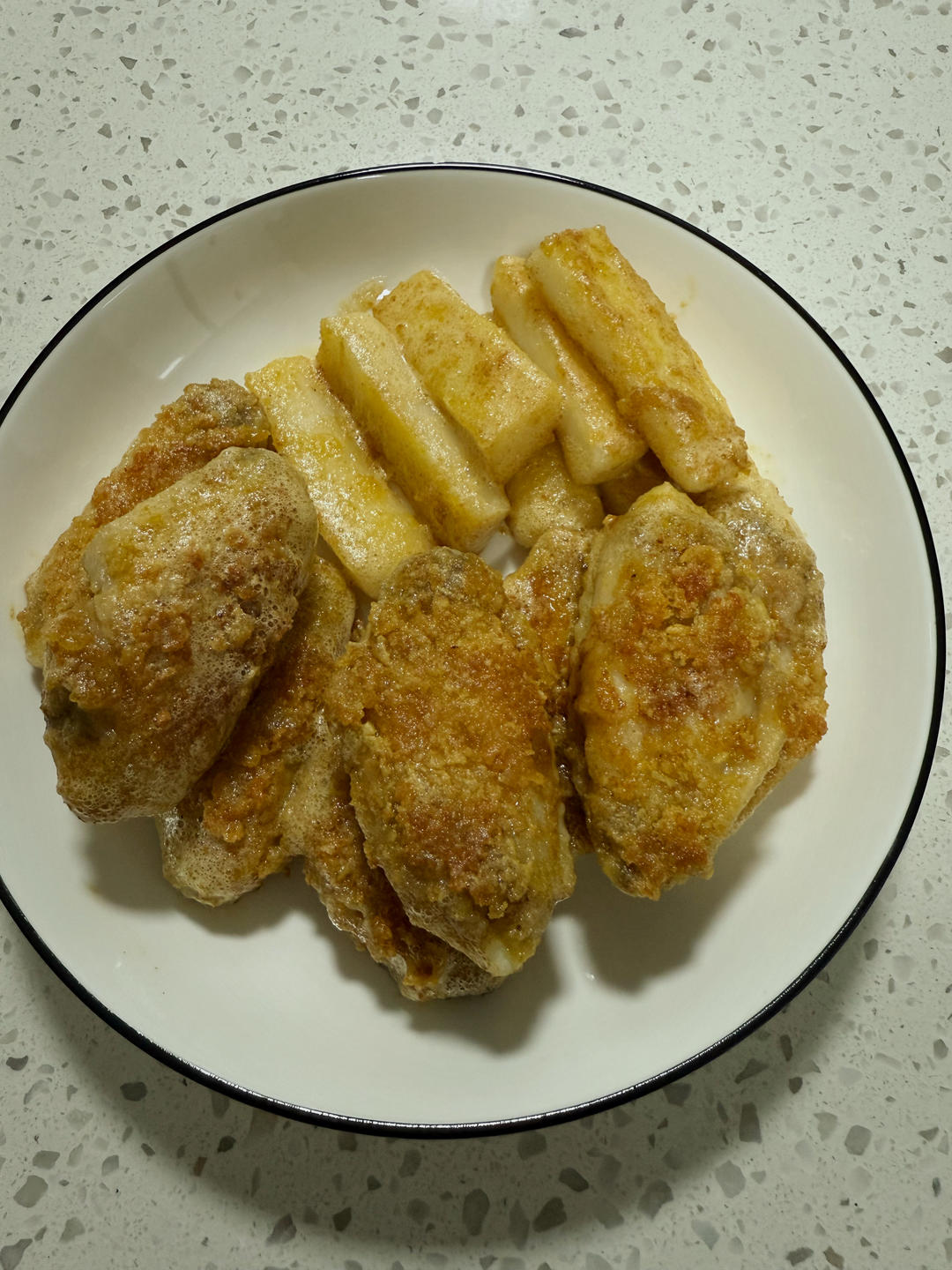金沙咸蛋黄鸡翅（蛋黄酱版）