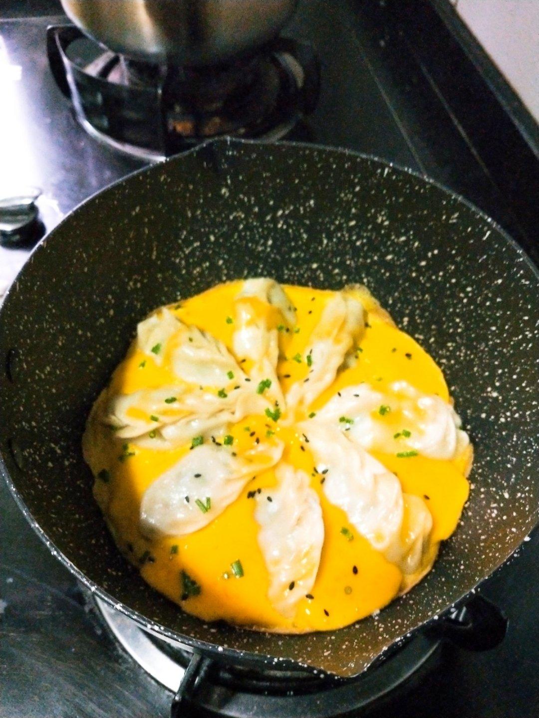 懒人快手抱蛋煎饺