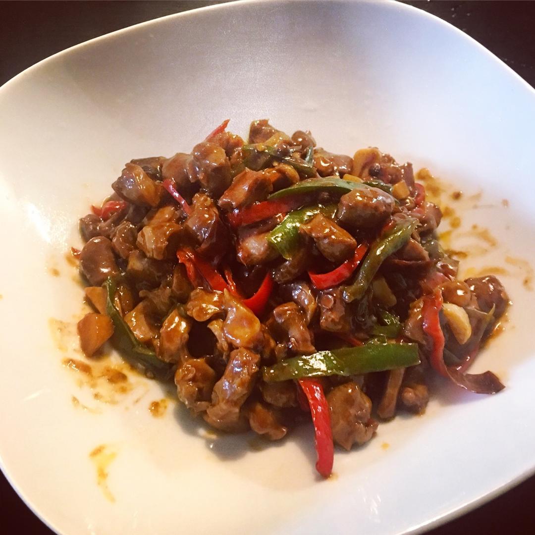 jasper han做的爆炒鸡胗