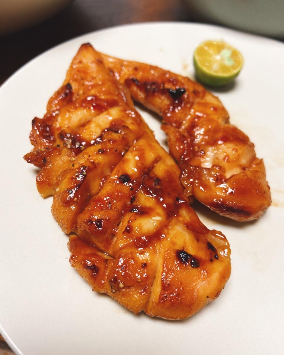 无油香烤鸡胸肉