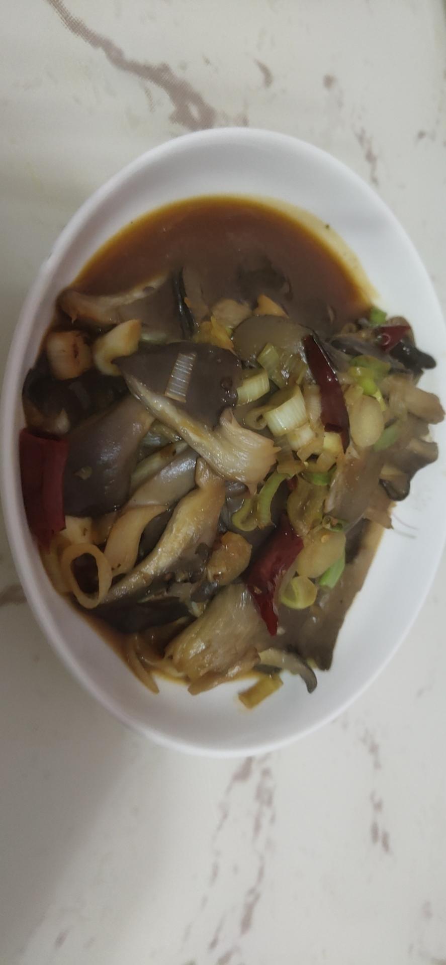 素炒平菇