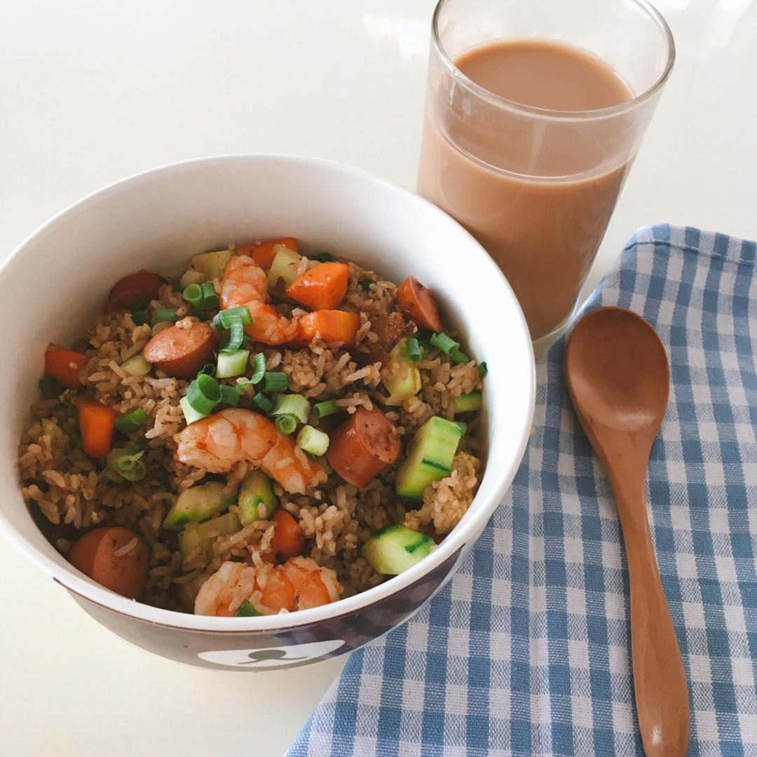 【耳光炒饭 & 烤茄子】