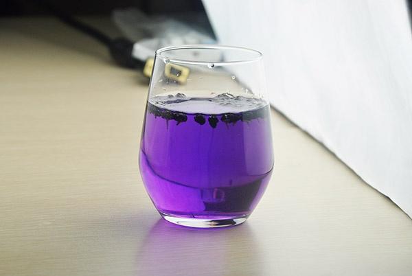 浪漫紫色 黑枸杞蜂蜜茶的做法