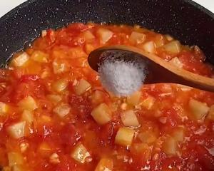 超级简单的西红柿烩饭的做法 步骤5