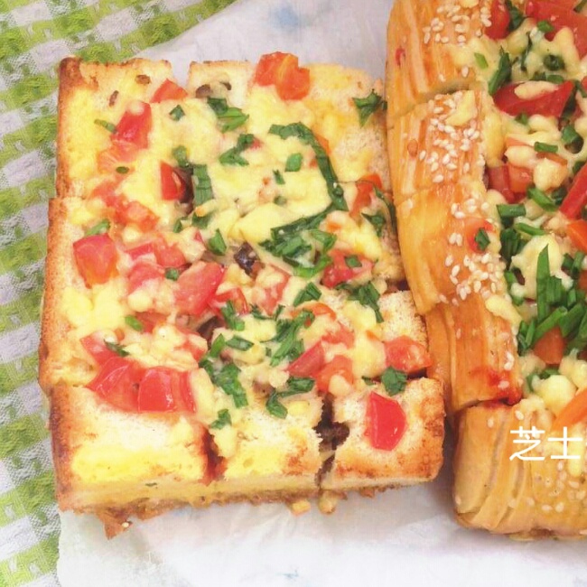 香葱芝士面包条