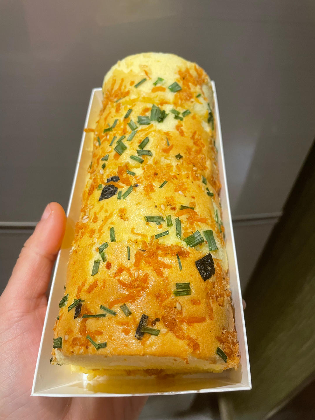 香葱肉松肥蛋糕卷～