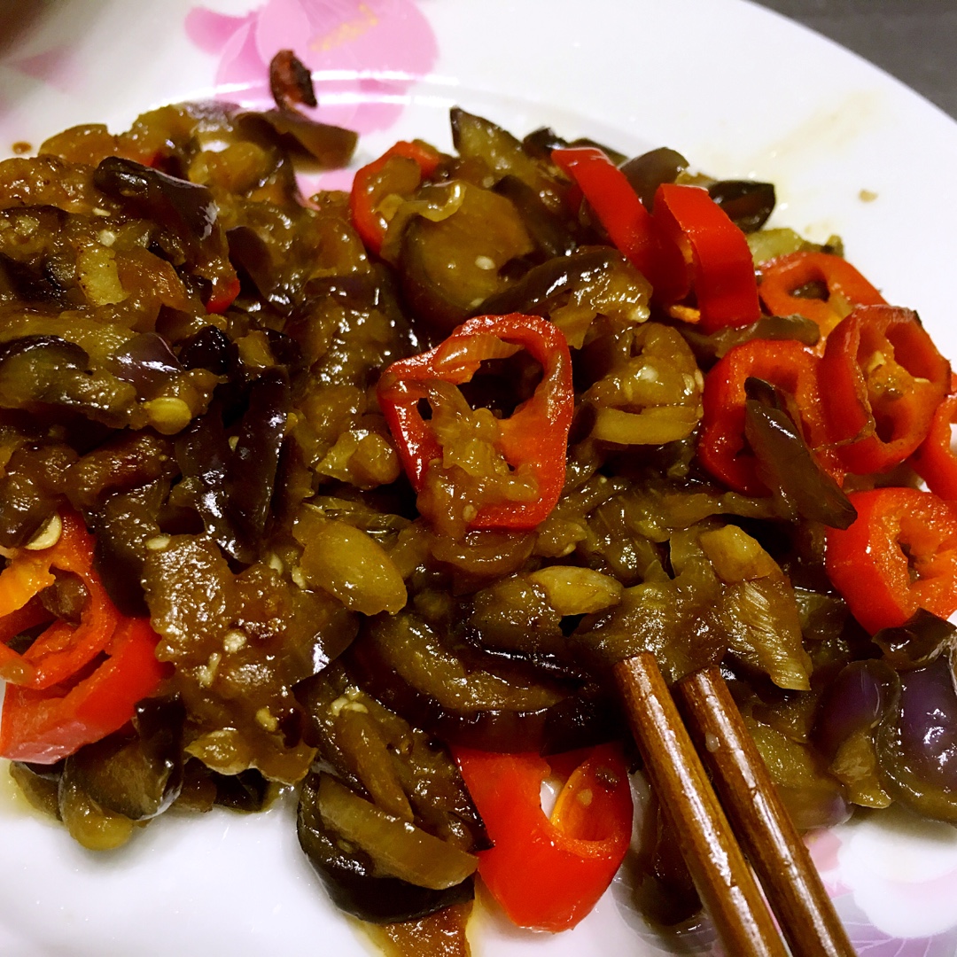 清炒茄子（少油版+视频）