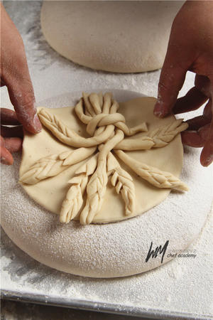 麦穗装饰面包的做法 步骤10