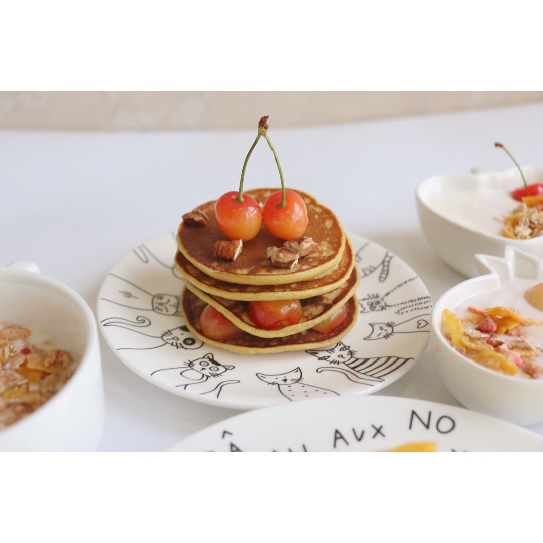 香蕉牛奶小煎饼