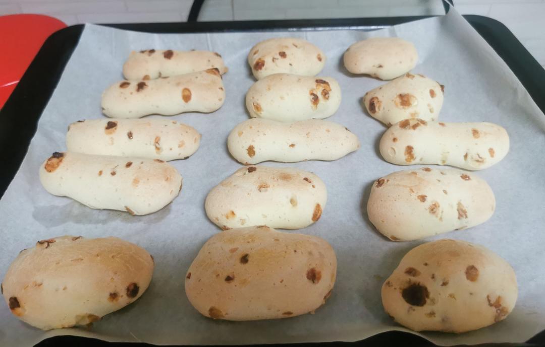 不用预拌粉的手指麻薯包💯成功