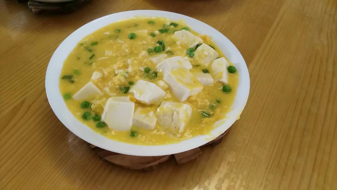 咸蛋黄豆腐