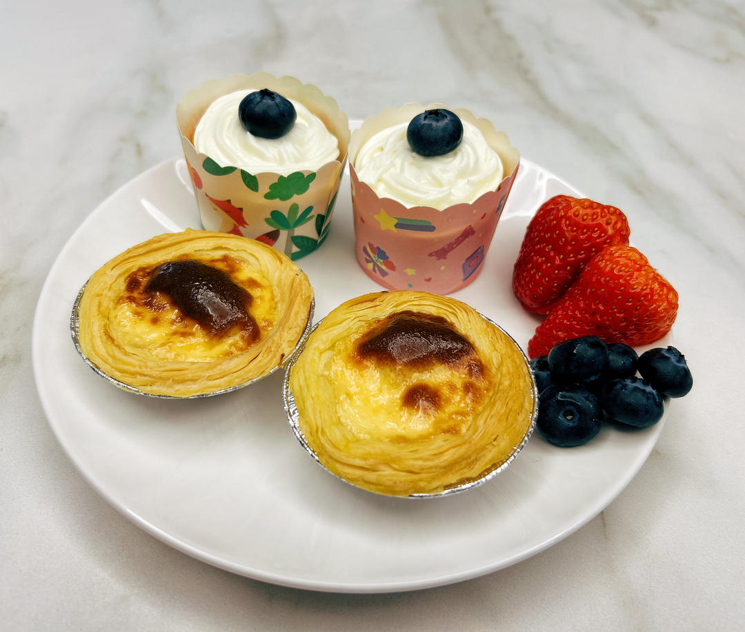 不塌不凹的纸杯戚风蛋糕