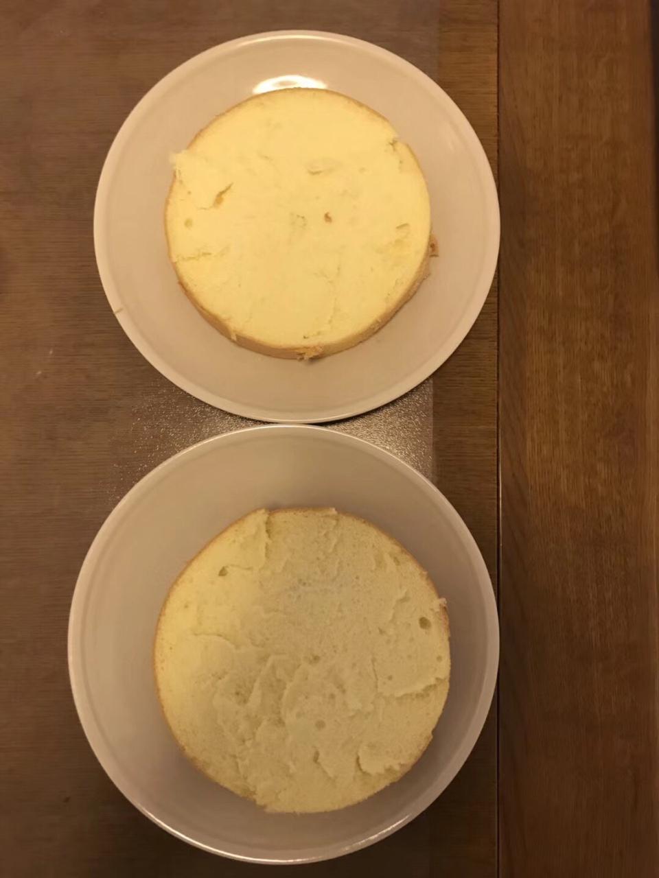 6寸六寸戚风蛋糕，不会失败的方子。哈哈哈